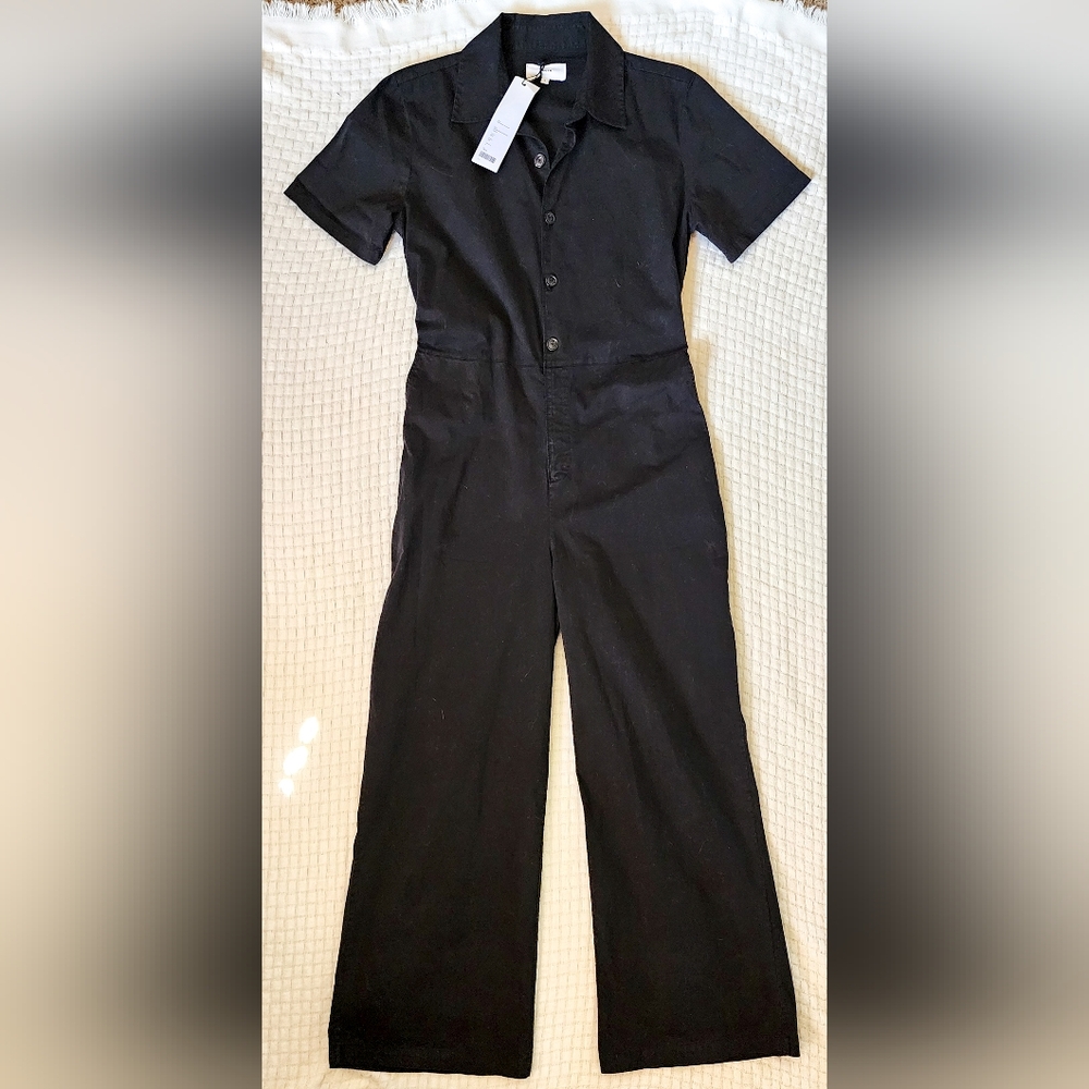 NWT - KOTN Black Shortsleeve Jumpsuit
